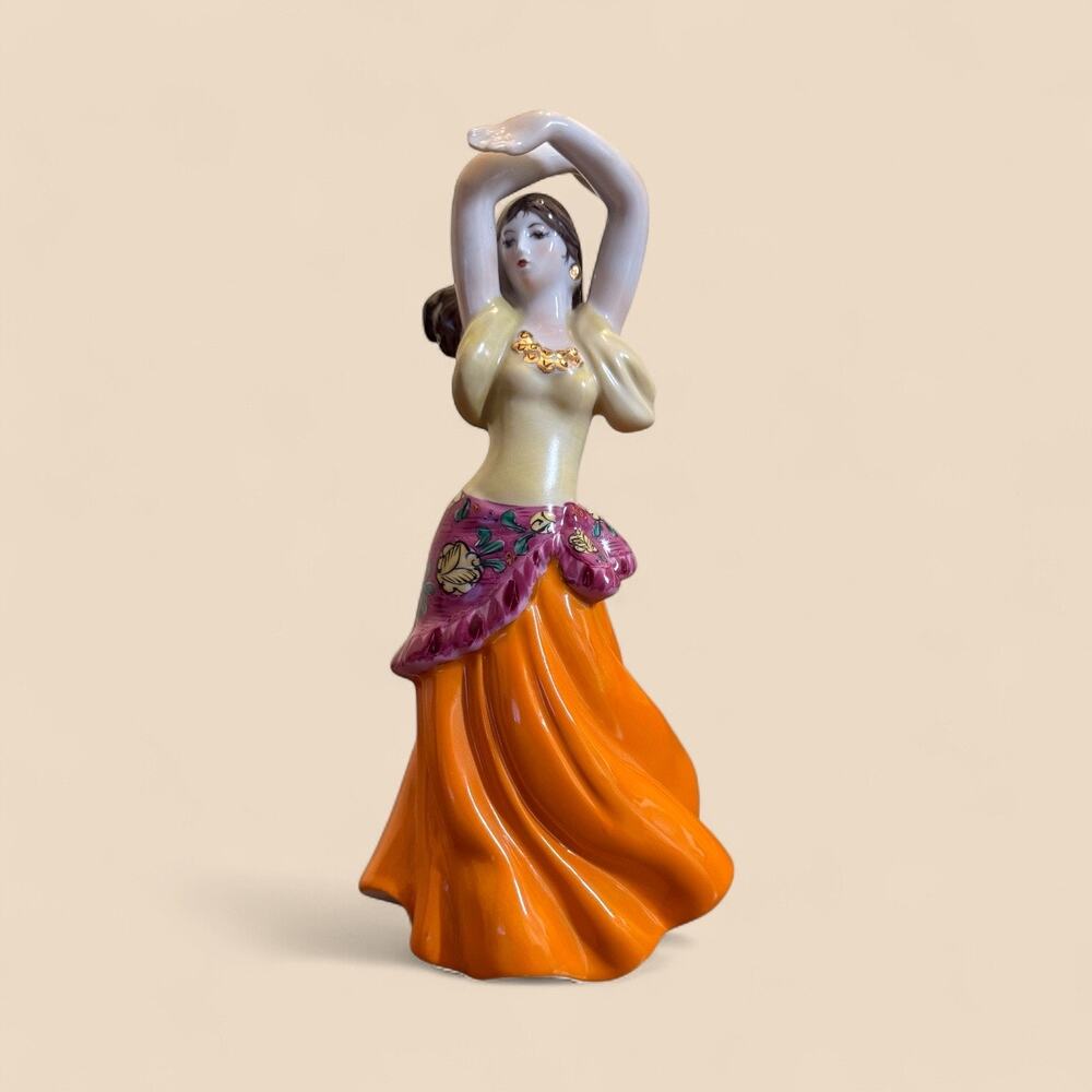 Vintage Flamenco Dancer Porcelain Figurine